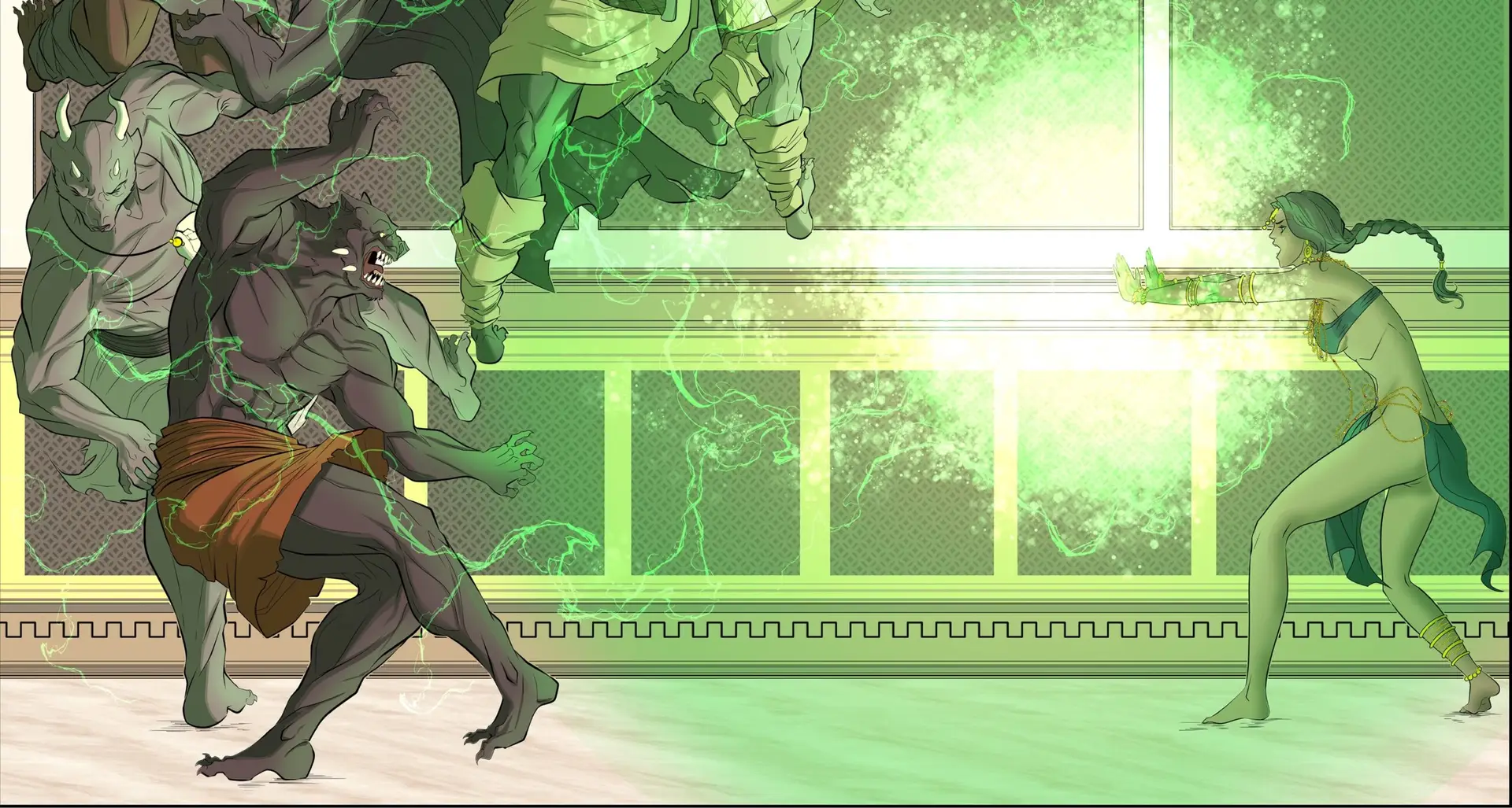 The Dain 3 action scene